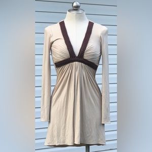 Sky Brand - Brown & Beige Top